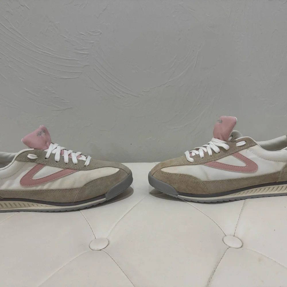 Women’s Beige and Pink Sneakers